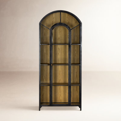 【美品】DARCEY FIR ARCH CABINET / アーチ キャビネット Arched China Cabinet | Wayfair